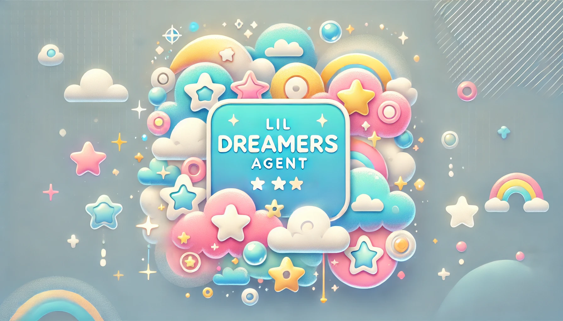 Lil Dreamers Agent — whimsical header artwork